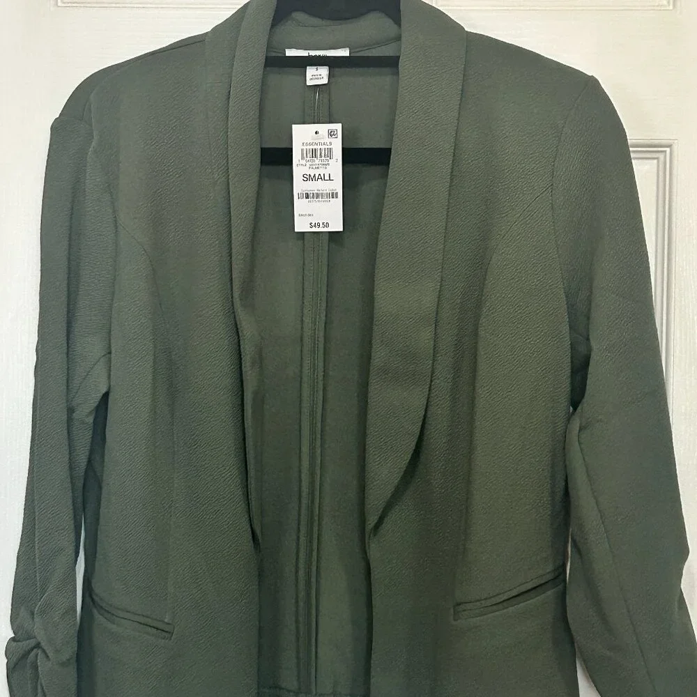 *** NEW *** 3/4 Sleeve Knit Blazer - Size Small - Picture 2 of 5